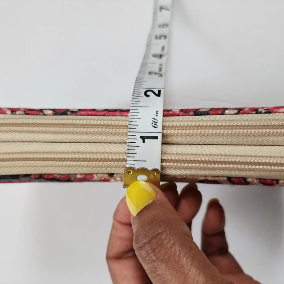 Peacock Strut Multicolored Zip Around Wallet Credit Card Organizer By 2 Chic - Picture 7 of 13